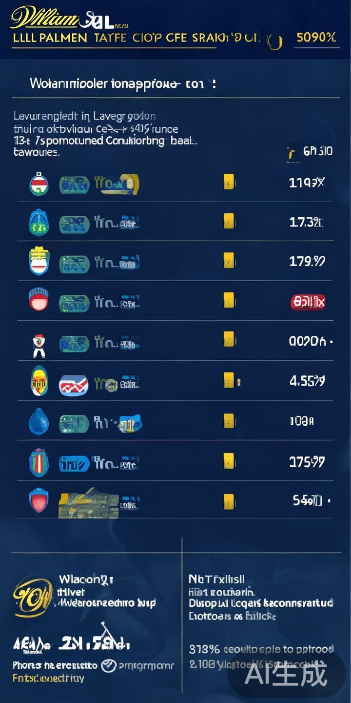 以典型赛事为例，某一场欧洲冠军联赛中，威廉希尔的统